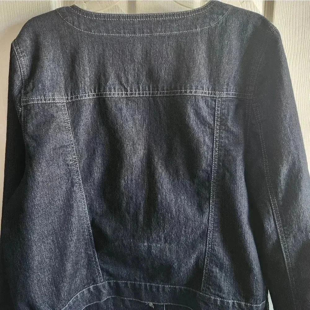 Nine West Ladies Jean Jacket Size XL - Picture 7 of 13
